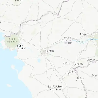 Map showing location of Thouaré-sur-Loire (47.269570, -1.443540)
