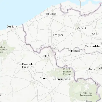Map showing location of Tourcoing (50.723910, 3.161170)