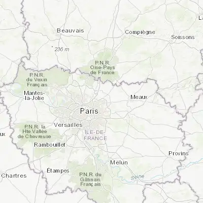 Map showing location of Tremblay-en-France (48.949560, 2.568400)