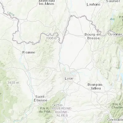 Map showing location of Trévoux (45.942810, 4.771430)