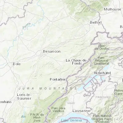 Map showing location of Valdahon (47.150000, 6.350000)