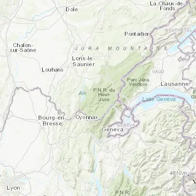Map showing location of Valfin-lès-Saint-Claude (46.437580, 5.855130)