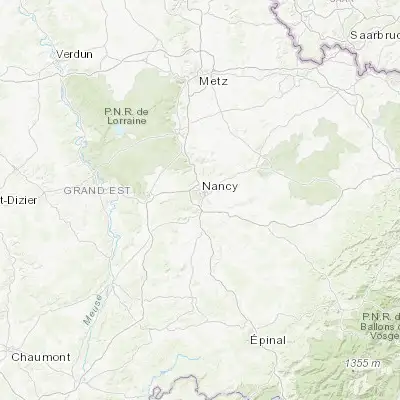 Map showing location of Vandœuvre-lès-Nancy (48.661150, 6.171140)