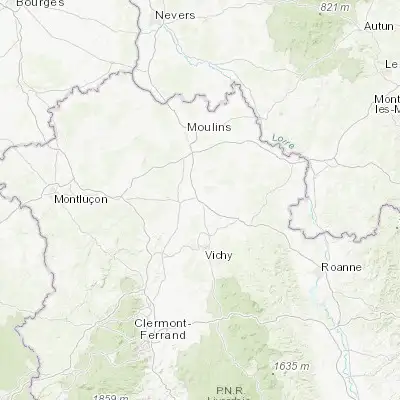 Map showing location of Varennes-sur-Allier (46.313180, 3.401470)