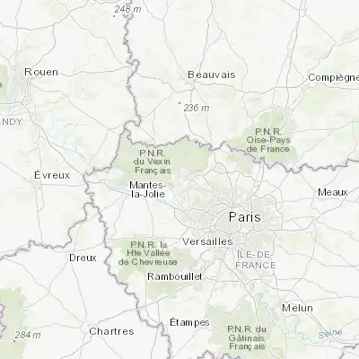 Map showing location of Vauréal (49.033330, 2.033330)