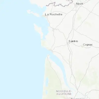 Map showing location of Vaux-sur-Mer (45.644640, -1.060380)
