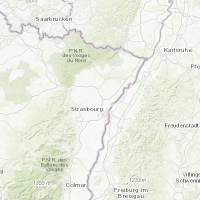 Map showing location of Vendenheim (48.669480, 7.709830)
