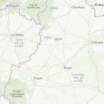Map showing location of Vendôme (47.792920, 1.065560)