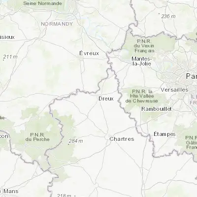 Map showing location of Vernouillet (48.720900, 1.369510)