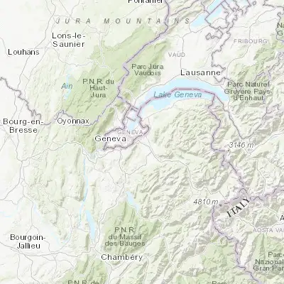 Map showing location of Vétraz-Monthoux (46.174300, 6.258520)