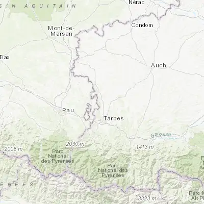 Map showing location of Vic-en-Bigorre (43.386820, 0.054710)