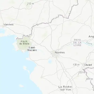 Map showing location of Vigneux-de-Bretagne (47.325450, -1.737320)