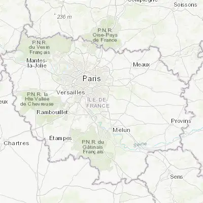 Map showing location of Villecresnes (48.720020, 2.539400)