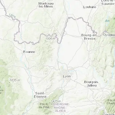 Map showing location of Villefranche-sur-Saône (45.989670, 4.719610)