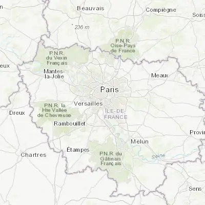 Map showing location of Villejuif (48.793900, 2.359920)