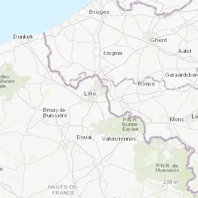 Map showing location of Villeneuve-d'Ascq (50.616690, 3.166640)