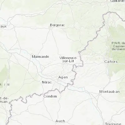 Map showing location of Villeneuve-sur-Lot (44.408540, 0.704150)