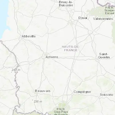 Map showing location of Villers-Bretonneux (49.868440, 2.516880)