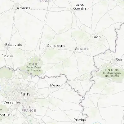 Map showing location of Villers-Cotterêts (49.253110, 3.090030)