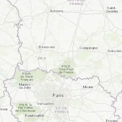 Map showing location of Villers-Saint-Paul (49.288850, 2.489680)