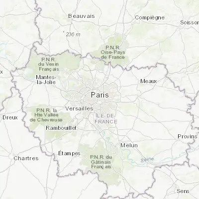 Map showing location of Vincennes (48.848600, 2.437690)