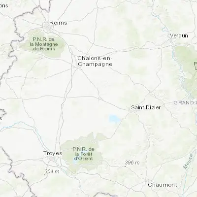 Map showing location of Vitry-le-François (48.724720, 4.584390)