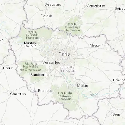 Map showing location of Vitry-sur-Seine (48.787160, 2.403320)