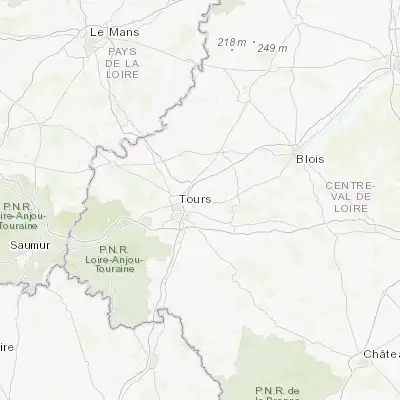Map showing location of Vouvray (47.410870, 0.798920)