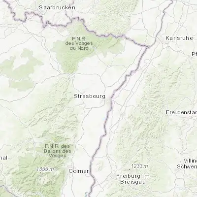 Map showing location of Wolfisheim (48.587230, 7.667080)