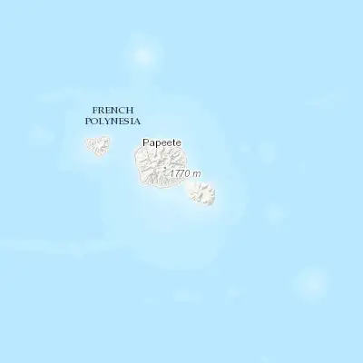 Map showing location of Afaahiti (-17.743950, -149.324440)