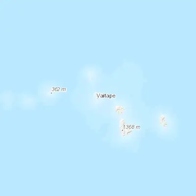 Map showing location of Bora-Bora (-16.496670, -151.740670)