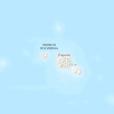 Map showing location of Faaa (-17.550000, -149.600000)