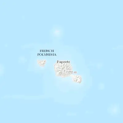 Map showing location of Mahina (-17.506480, -149.488990)