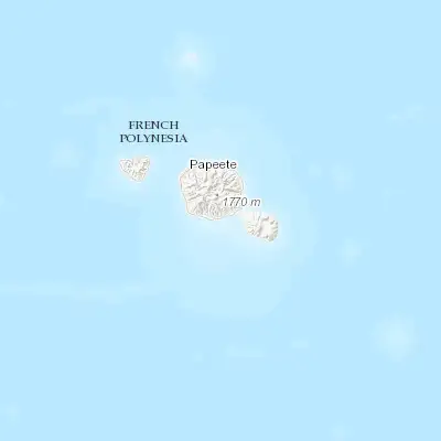 Map showing location of Otutara (-17.772070, -149.413410)