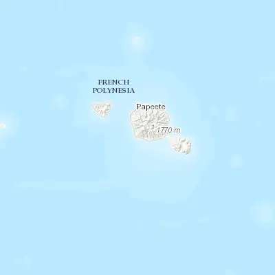 Map showing location of Papao (-17.750000, -149.550000)