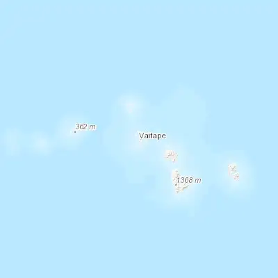 Map showing location of Vaitape (-16.507410, -151.749130)