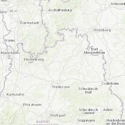 Map showing location of Adelsheim (49.401500, 9.392500)