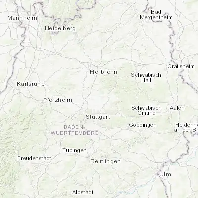 Map showing location of Affalterbach (48.922670, 9.323620)