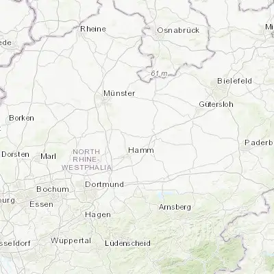 Map showing location of Ahlen (51.763380, 7.888700)