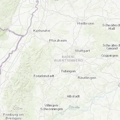 Map showing location of Aidlingen (48.678490, 8.895240)