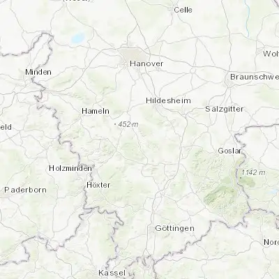 Map showing location of Alfeld (51.983820, 9.819890)