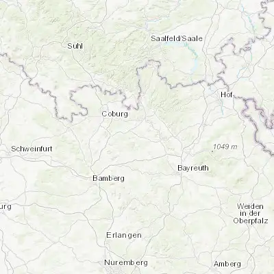 Map showing location of Altenkunstadt (50.125040, 11.250300)