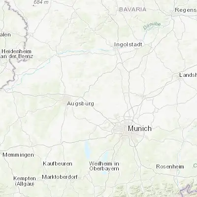Map showing location of Altomünster (48.387670, 11.256910)