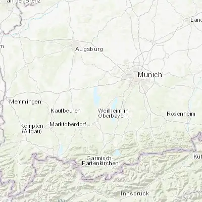 Map showing location of Andechs (47.974640, 11.182790)