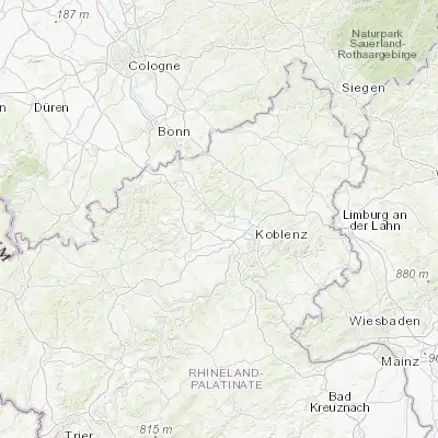 Map showing location of Andernach (50.431090, 7.404250)