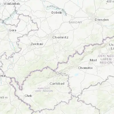 Map showing location of Annaberg-Buchholz (50.579530, 13.006270)