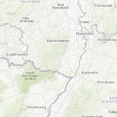 Map showing location of Annweiler am Trifels (49.206130, 7.975270)