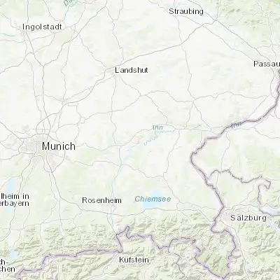 Map showing location of Aschau am Inn (48.198450, 12.350030)