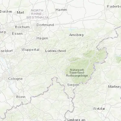 Map showing location of Attendorn (51.126450, 7.903330)