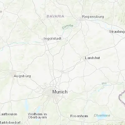 Map showing location of Attenkirchen (48.505260, 11.760110)